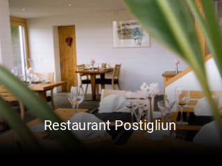 Restaurant Postigliun online reservieren
