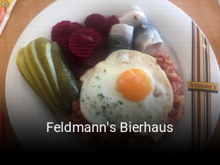 Jetzt bei Feldmann's Bierhaus einen Tisch reservieren