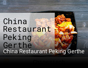 Jetzt bei China Restaurant Peking Gerthe einen Tisch reservieren