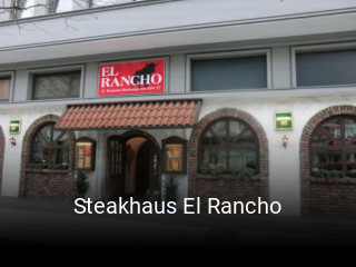 Jetzt bei Steakhaus El Rancho einen Tisch reservieren
