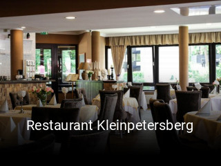 Restaurant Kleinpetersberg tisch buchen