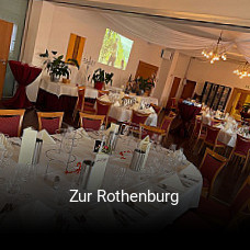 Jetzt bei Zur Rothenburg einen Tisch reservieren