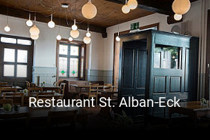 Jetzt bei Restaurant St. Alban-Eck einen Tisch reservieren