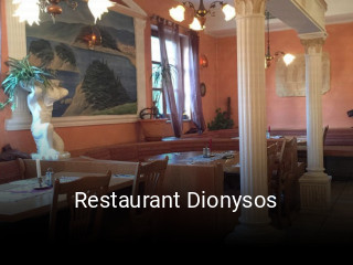 Jetzt bei Restaurant Dionysos einen Tisch reservieren