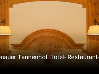 Gronauer Tannenhof Hotel- Restaurant-Cafe GmbH & Co tisch reservieren