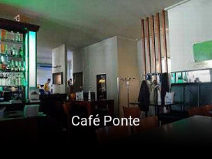 Café Ponte tisch reservieren