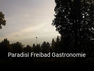 Paradisi Freibad Gastronomie online reservieren