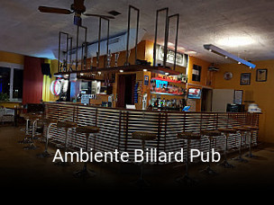 Ambiente Billard Pub online reservieren