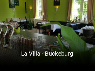 Jetzt bei La Villa - Buckeburg einen Tisch reservieren