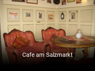 Cafe am Salzmarkt tisch reservieren