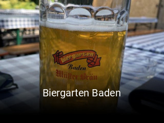 Biergarten Baden tisch reservieren