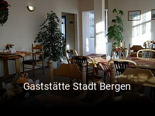 Gaststätte Stadt Bergen online reservieren