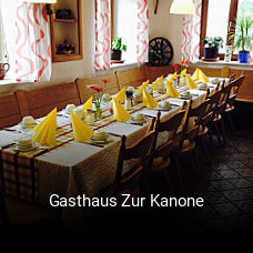 Gasthaus Zur Kanone tisch reservieren
