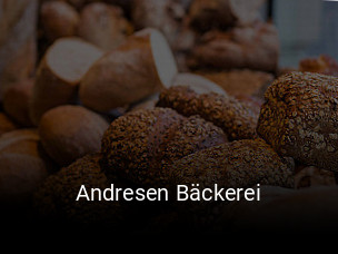 Andresen Bäckerei online reservieren