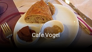Cafe Vogel tisch buchen