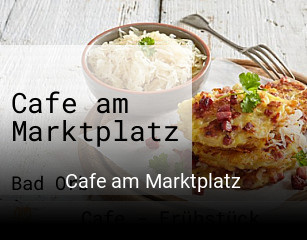 Cafe am Marktplatz reservieren