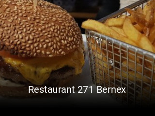 Restaurant 271 Bernex tisch reservieren