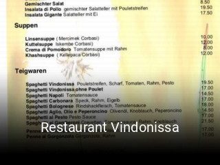 Restaurant Vindonissa online reservieren