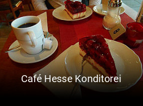 Café Hesse Konditorei online reservieren