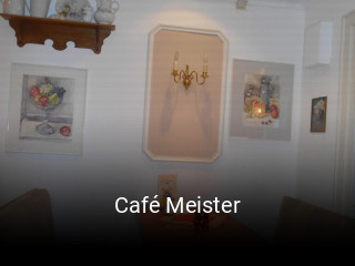 Café Meister online reservieren