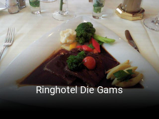 Jetzt bei Ringhotel Die Gams einen Tisch reservieren