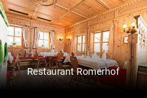 Restaurant Romerhof reservieren