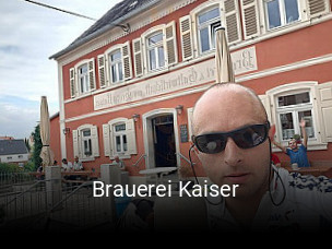 Brauerei Kaiser reservieren