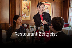 Restaurant Zeitgeist tisch reservieren