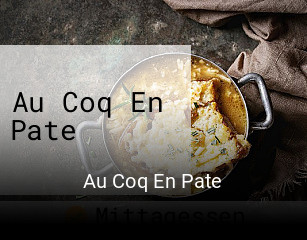 Jetzt bei Au Coq En Pate einen Tisch reservieren