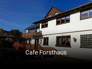 Cafe Forsthaus tisch reservieren