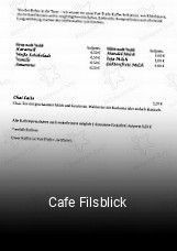 Cafe Filsblick tisch reservieren
