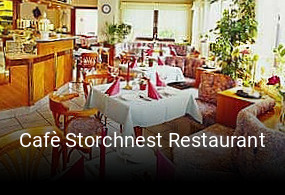 Cafè Storchnest Restaurant tisch buchen