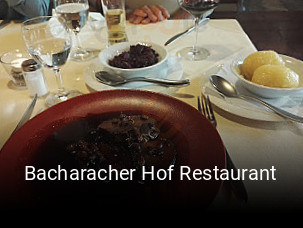 Bacharacher Hof Restaurant tisch buchen