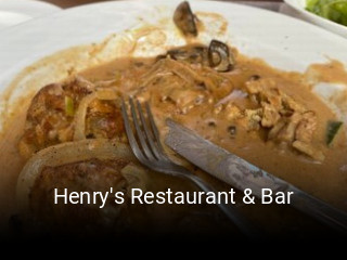 Jetzt bei Henry's Restaurant & Bar einen Tisch reservieren