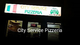 City Service Pizzeria tisch buchen