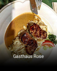 Gasthaus Rose tisch buchen