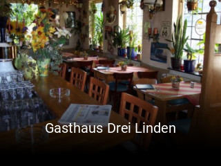 Gasthaus Drei Linden tisch buchen