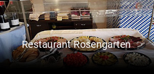 Restaurant Rosengarten tisch buchen