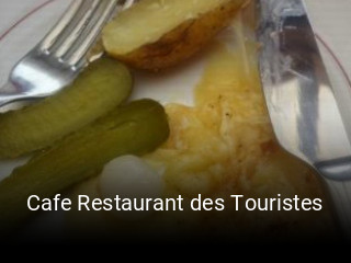 Cafe Restaurant des Touristes reservieren