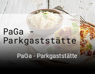 PaGa - Parkgaststätte tisch reservieren