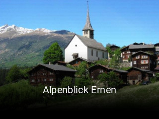 Alpenblick Ernen tisch reservieren
