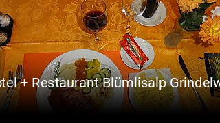 Jetzt bei Hotel + Restaurant Blümlisalp Grindelwald, Lohner Andreas einen Tisch reservieren