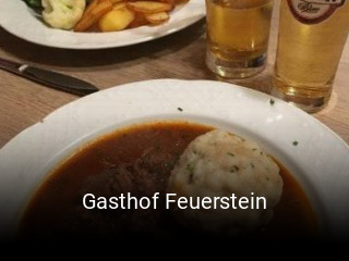 Gasthof Feuerstein tisch reservieren