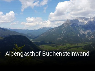 Alpengasthof Buchensteinwand tisch reservieren