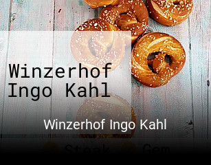 Winzerhof Ingo Kahl tisch reservieren