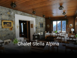 Chalet Stella Alpina tisch buchen