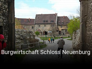 Burgwirtschaft Schloss Neuenburg reservieren
