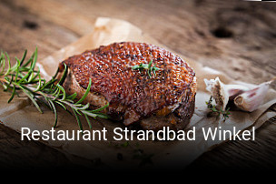 Restaurant Strandbad Winkel tisch reservieren