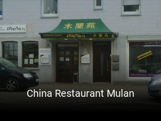 China Restaurant Mulan tisch reservieren
