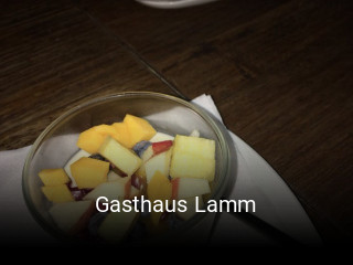 Gasthaus Lamm online reservieren